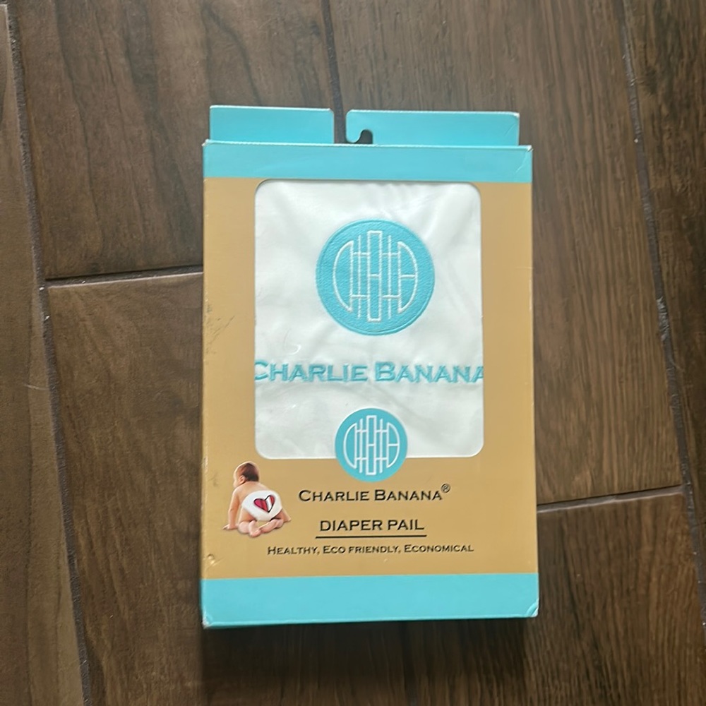 Charlie Banana Baby Waterproof Reusable and Washable Hanging Diaper Pail Bag